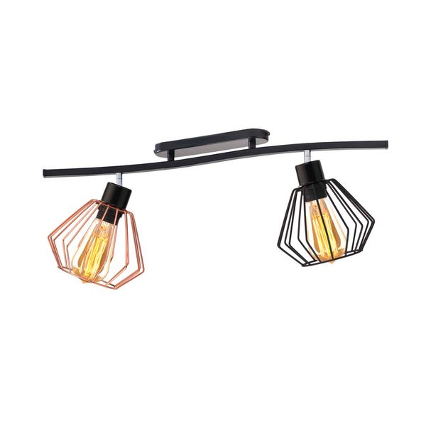 Nowoczesna lampa sufitowa 2-punktowa VOSS LOFT zdjęcie 1