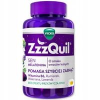 Zzzquil Natura 60 żelek MELATONINA Na Sen Witamina B6 Rumianek Waleriana