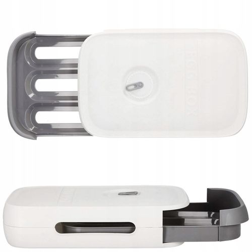 POJEMNIK ORGANIZER NA JAJKA do lodówki PODAJNIK PUDEŁKO ZAMYKANE 21 JAJ na Arena.pl