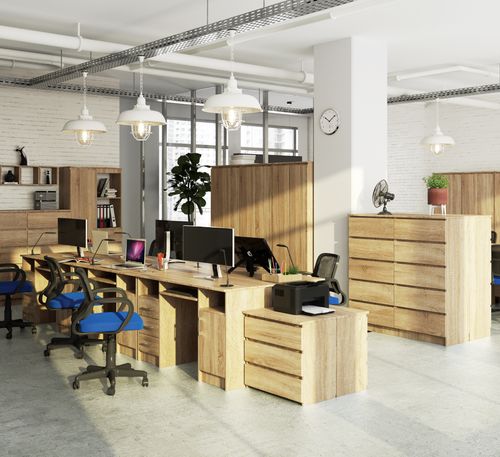 Biurko ANA 124 cm DĄB SONOMA na Arena.pl