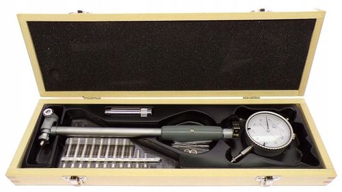 ŚREDNICÓWKA ZEGAROWA 50-160 50 - 160 0,01 CZUJNIK ZEGAROWY DO CYLINDRÓW na Arena.pl