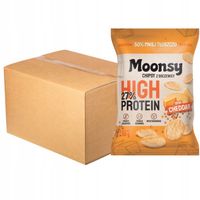 Moonsy Chipsy z soczewicy smak cheddar 60 g x 18 sztuk