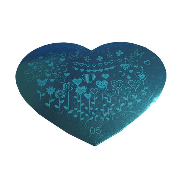 Blaszka do stempelków Serduszko 05 zdjęcie 1