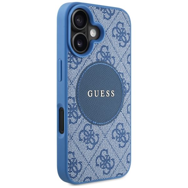 Etui Guess do iPhone 16, Niebieski, MagSafe zdjęcie 4