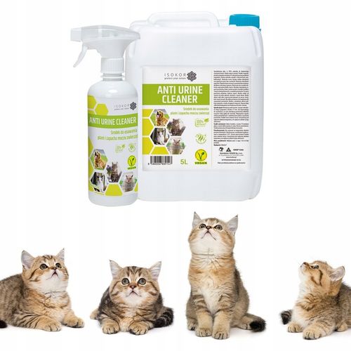 POCHŁANIACZ NEUTRALIZATOR ZAPACHÓW MOCZU KOTA ISOKOR 1L ANTI URINE CLEANER na Arena.pl