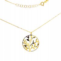 Naszyjnik złoty drzewko szczęścia próba 585