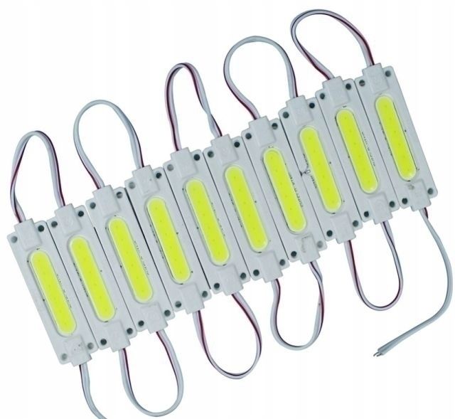 MODUŁ DIODA LED COB 1,8w/12V BIAŁA ZIMNA w-wa zdjęcie 4