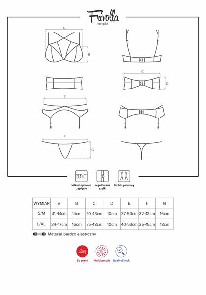 Frivolla Komplet L/Xl zdjęcie 7