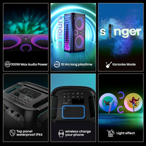 Głośnik Bluetooth Przenośny Hisense Czarny 300 W na Arena.pl