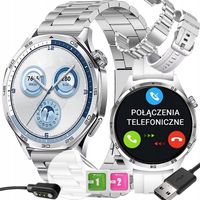 2 x ZEGAREK MĘSKI SMARTWATCH GT PRO POLSKIE MENU ROZMOWY BRANSOLETA + PASEK