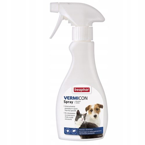 Beaphar VERMICON SPRAY na wszy kleszcze pchły dla Psa i Kota 250ml na Arena.pl