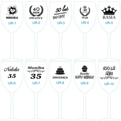 MEGA Kieliszek do wina XXL 530ml Grawer na PREZENT na Ślub Rocznię Urodziny na Arena.pl