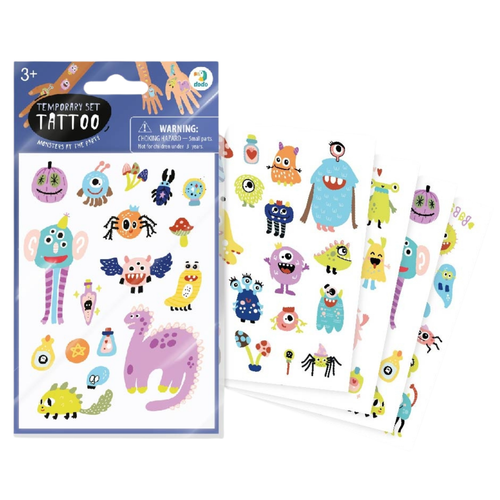 Zestaw Dla Dzieci Tatuaży Potwory 301099 na Arena.pl