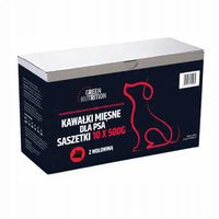 MOKRA KARMA DLA PSA SASZETKI GREEN NUTRITION 500g| 20 szt | WOŁOWINA | DRÓB