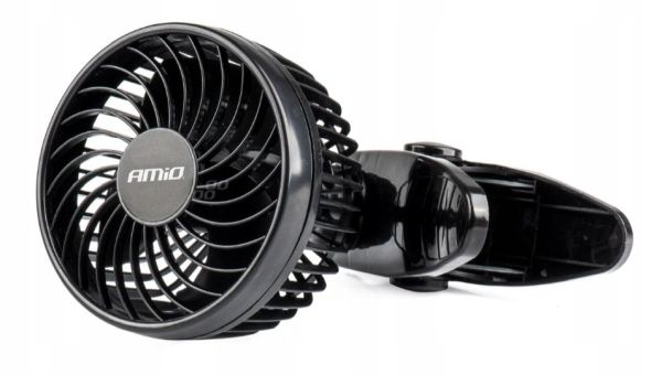 Wentylator samochodowy 4,5" 24V z klipsem zdjęcie 1