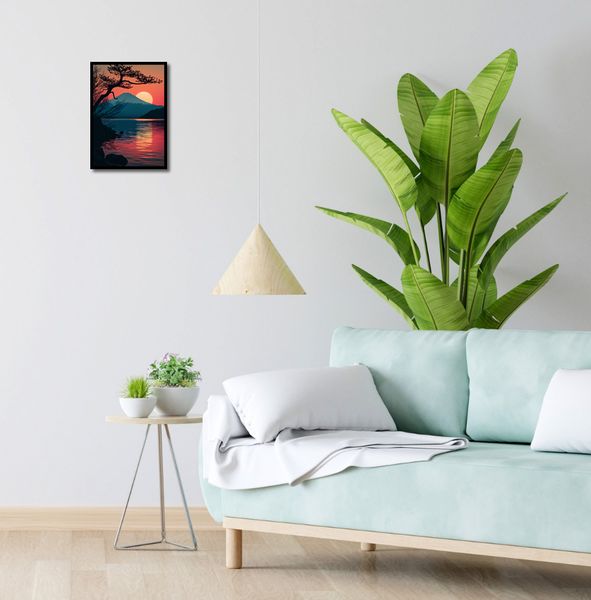 Plakat 25x35cm Góra Wieczorem zdjęcie 4
