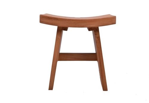 Taboret z drewna tekowego DIVERO na Arena.pl