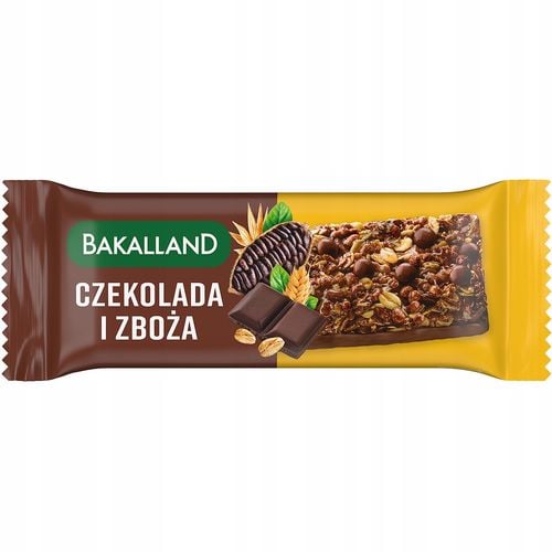 Bakalland BATON MUSLI CZEKOLADA I ZBOŻA 40g na Arena.pl