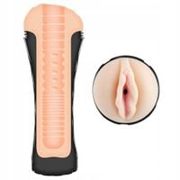 real cup vaginal masturbator vibrating