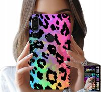 ETUI DO HUAWEI P20 PRO - KOLOROWA TĘCZOWA PANTERKA PLECKI SZKŁO