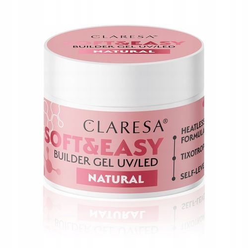 CLARESA Żel SOFT&EASY BUILDER GEL NATURAL 90G na Arena.pl