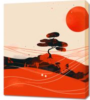 Obraz 60x70cm Czerwone Pustynne Pejzaże