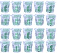 KUBEK LAKIERNICZY KUBKI DO MIESZANIA LAKIERU ŻYWICY Z PODZIAŁKĄ 700ML 20SZT