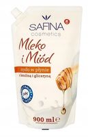 SAFINA MYDŁO MLEKO MIÓD W PŁYNIE 900ML