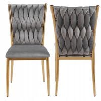 krzesło k37-fx (g) velvet szare