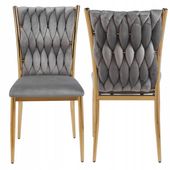 krzesło k37-fx (g) velvet szare