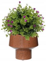 Doniczka metal beżowy, czarny Kaemingk 20 cm x 24 x 20 cm