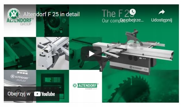 Piła formatowa Altendorf F25 gotowe wyposażenie formatówka pilarka podcinak zdjęcie 13