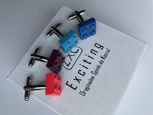 Męskie srebrne spinki do mankietów EXC Symbol Ryby Znak Ryby na Arena.pl