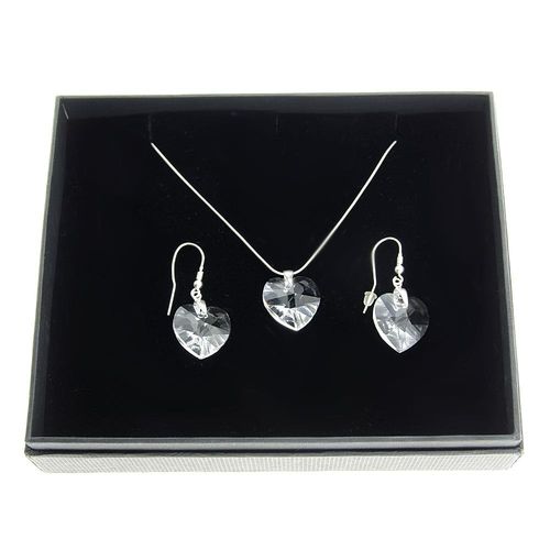 komplet serca elementy 
Swarovski® na Arena.pl