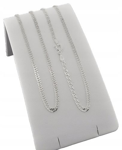 ŁAŃCUSZEK SREBRNY MĘSKI ROMBO 50cm SREBRO pełne 925 DLA NIEGO NA PREZENT na Arena.pl