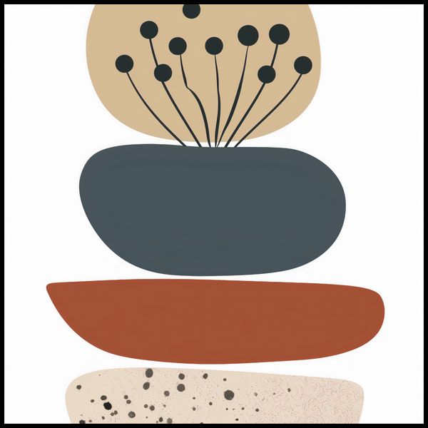 Plakat 100x100cm Organiczna Kompozycja zdjęcie 2
