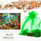 Puzzle drewniane dżungla A3 262 elementy