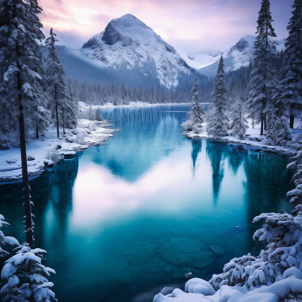 Plakat 50x50cm Górzyste Prześwity zdjęcie 1