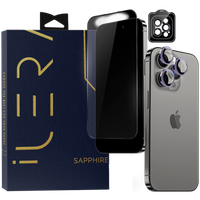 ilera sapphire ultra + glass szkło ochronne do iphone iphone 15 pro
