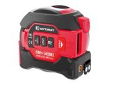 Miarka z laserem 2w1 metrówka dalmierz cyfrowy laserowy miara zwijana 45m