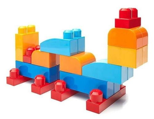 MEGA BLOKS Duża torba 80 elementów Niebieska na Arena.pl