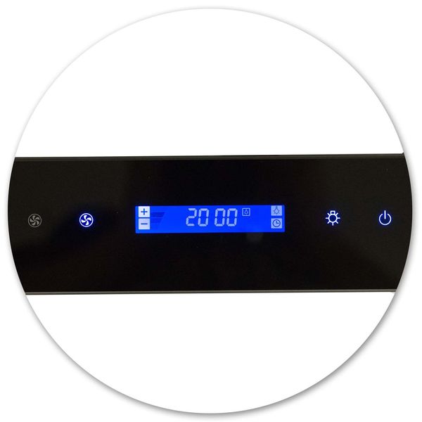 Okap kuchenny 60 cm czarny Berdsen BE-60E zdjęcie 4