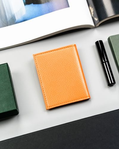 etui na karty skórzane 302-bl-orange na Arena.pl