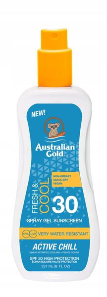Australian Gold SPF30 Spray Gel Active Chill zdjęcie 1