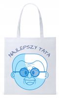 Dla Taty Tatusia Prezent Torba Eco Biała Shopper Z Nadrukiem Ze Zdjęciem