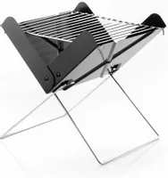 Mini grill węglowy stołowy prostokątny składany