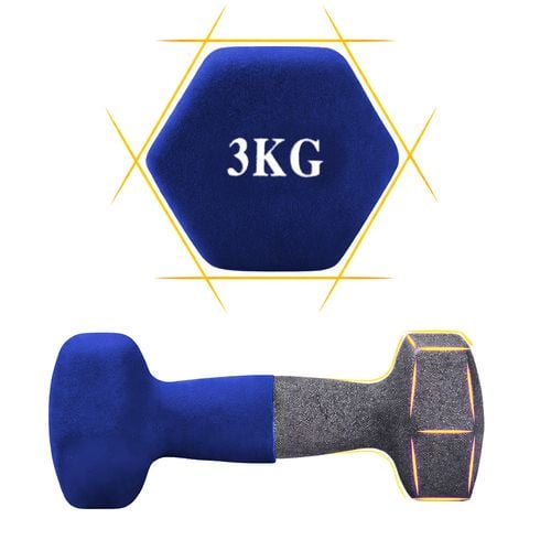 hantel żeliwny powlekany 3kg na Arena.pl