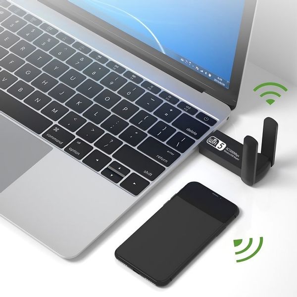 KARTA SIECIOWA WI-FI ADAPTER USB 3.0 1300Mbps DUAL zdjęcie 7