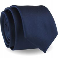 Krawat Męski Elegancki Modny Śledź gładki G176