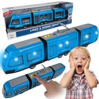 Tramwaj do Zabawy Światło i Dźwięk Otwierane Drzwi